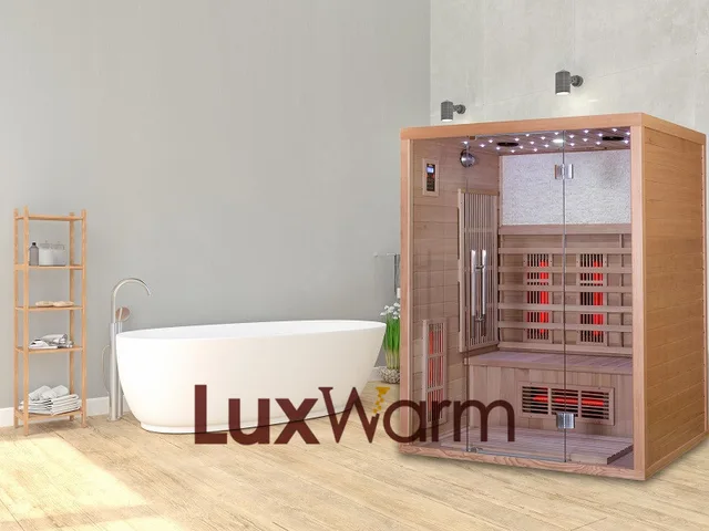 Red light heaterand carbon heater mixed infrared sauna