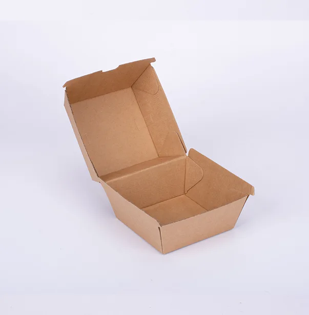 Degradeble food grade hamburger box food container