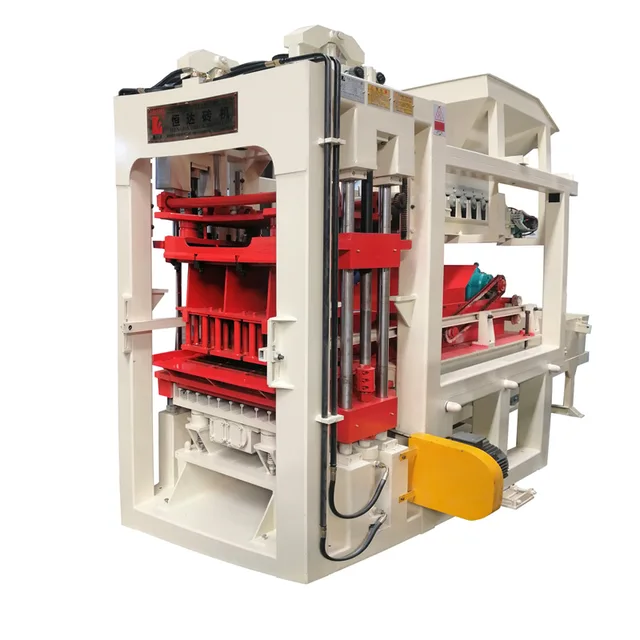 QT6-15 hydraulic automatic concrete hollow block making machine
