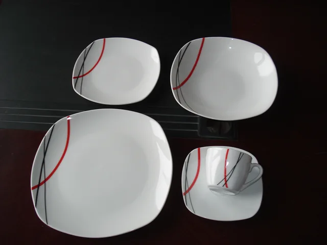 20pcs square dinner set