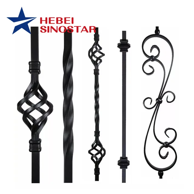 Wrought Iron Balusters for Stairs