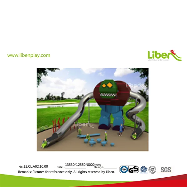 Outdoor custom combined slide