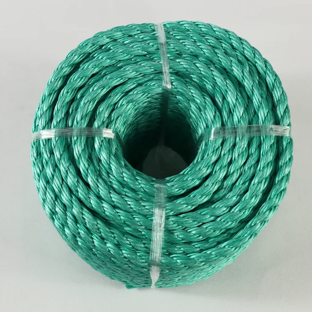 PP braided rope in wooden spool
