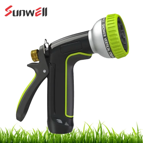 Metal Rear Trigger Multi-Pattern Spray Nozzle