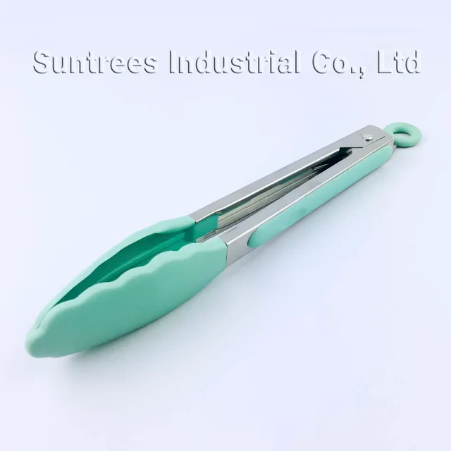 Silicone tong 9inch with lock