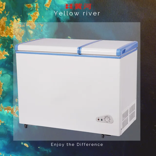 Double Butterfly Door Chest Freezer