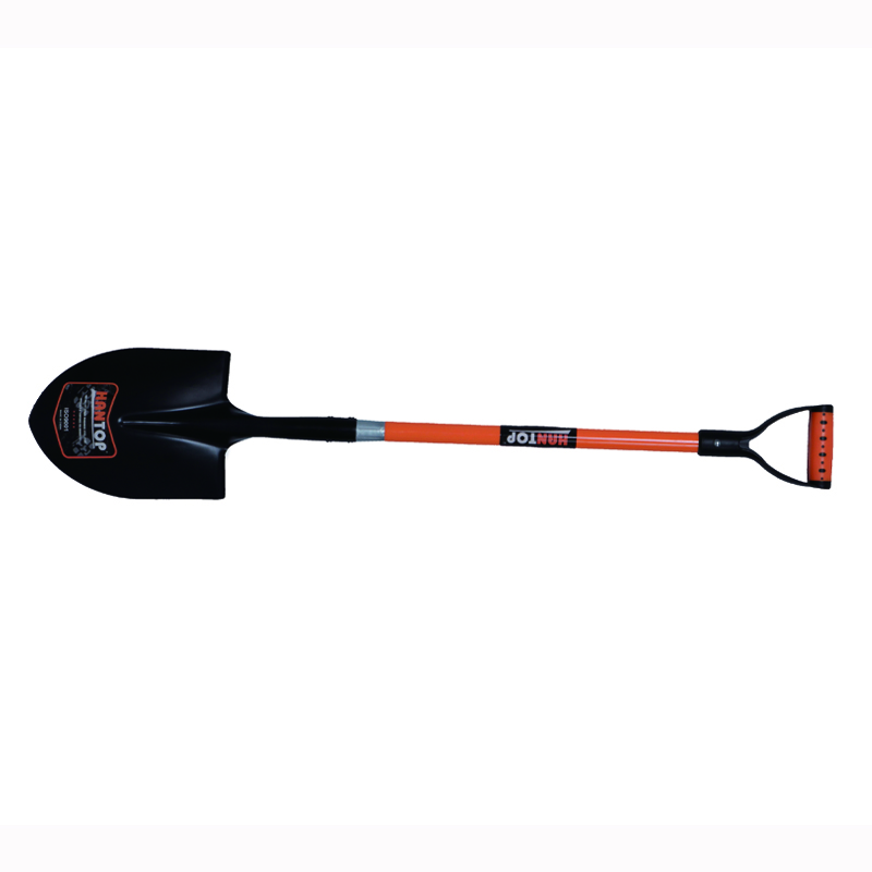 Round Shovel With Fiberglass Handle Pb Grip