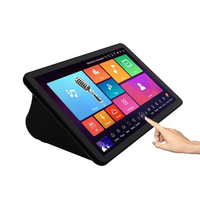 Karaoke player machine system singing portable jukebox ktv 18.5 capacitive touchscreen