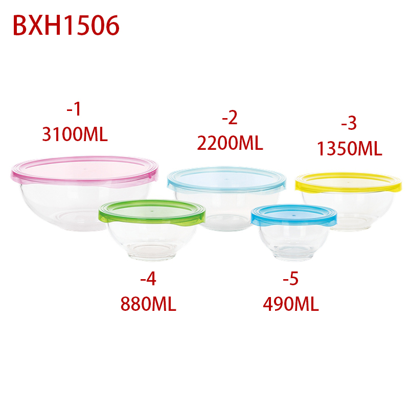 Crisper, Fresh keeping bowl, Glass storage bowl