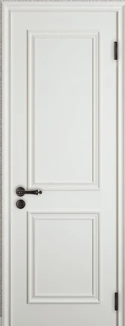 Wooden fire door of the compartment