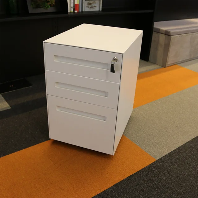 File cabinet/3 drawer steel storage/mobile pedestal