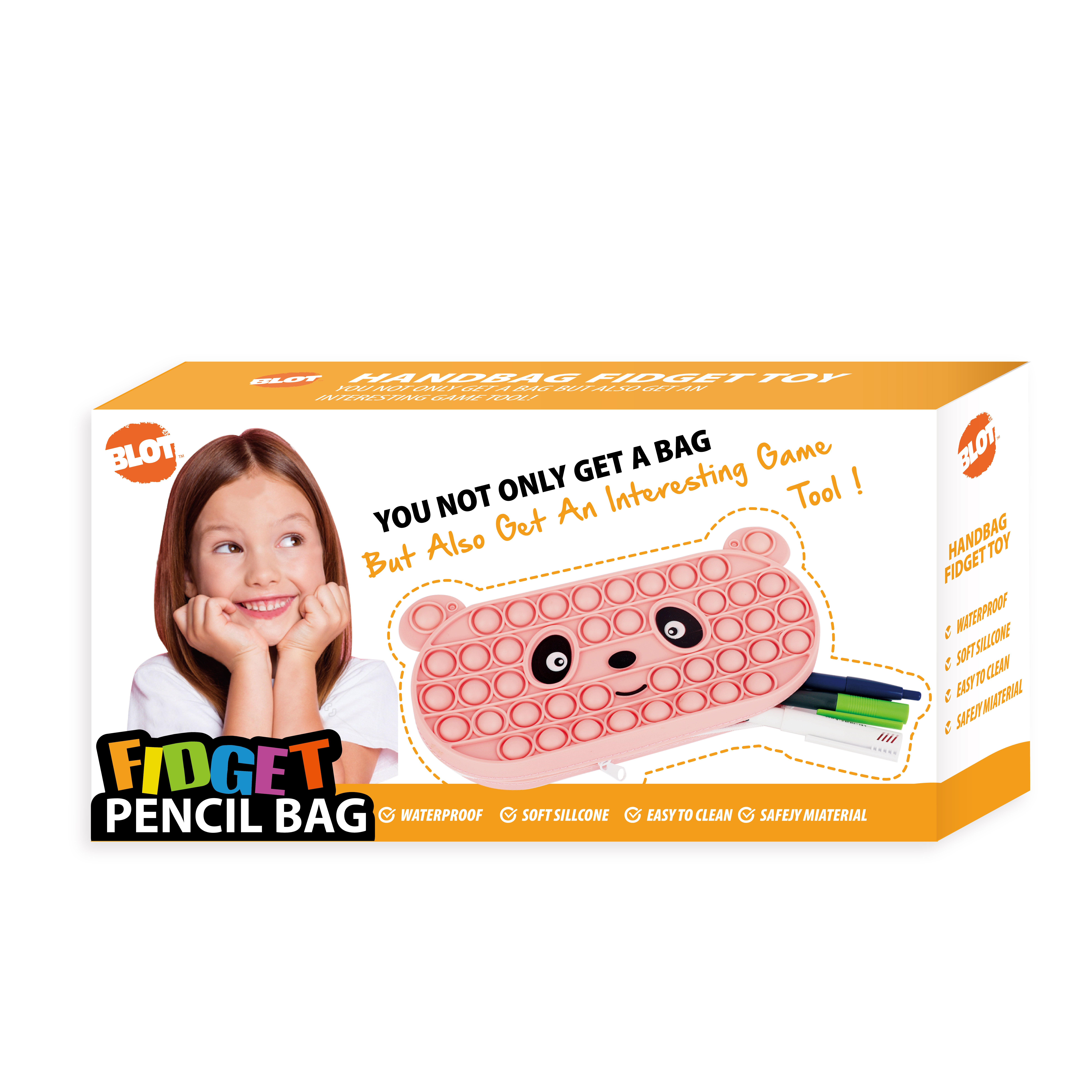 Fidget pencil bag