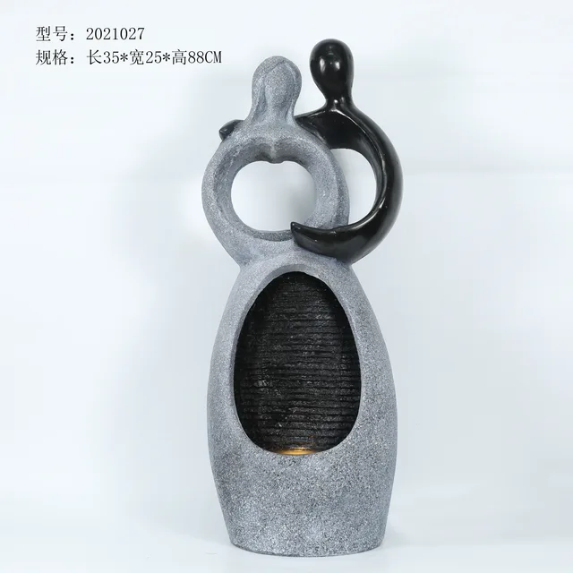 Classical antique polyresin slate fountain for garden decoration