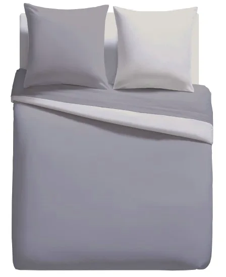 Bicolor micro fiber duvet cover / bedding sheet set
