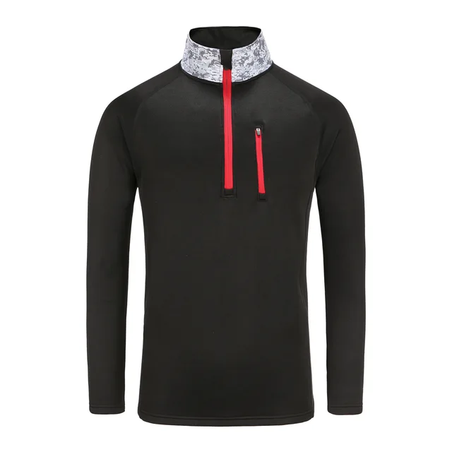 Winter/autumn abrasion resistant nylon fleece 1/4 zip shirt