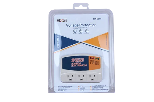 V008V-E AC Voltage Regulator Stabilizer, Protector De Voltaje, Socket Switch