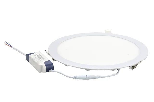 Led panel light round surface