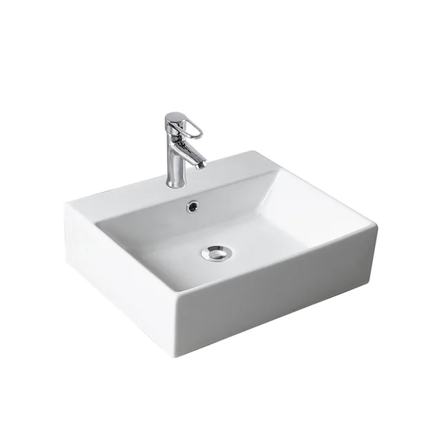 KF1271 Bathroom Square Countertop Basin