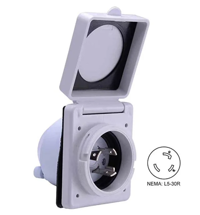 30 amp 125v RV/ Marine Power Inlet RV060