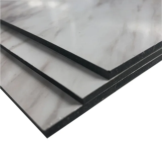 3mm 4mm 5mm Thick Aluminium Composite Panels Price for construction building materials