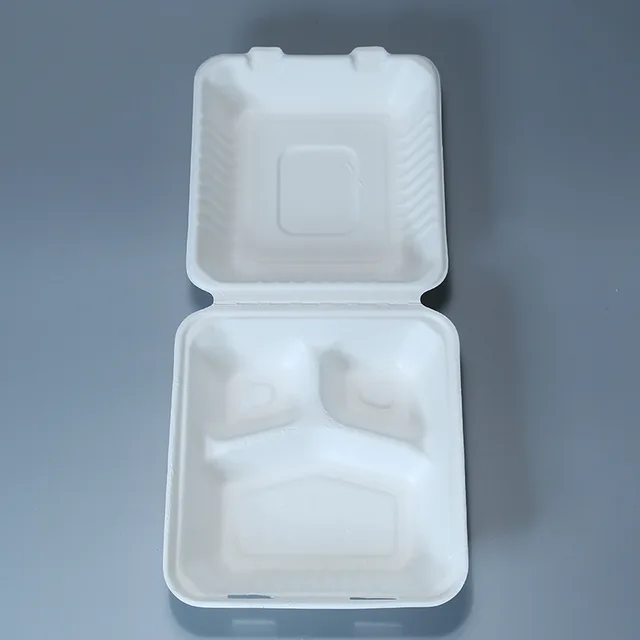 9"3 Compartment Clamshell（1250ml）