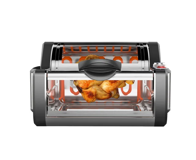 Double Door Multi-function Rotisserie Grill