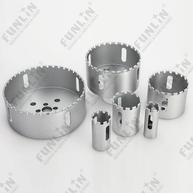 Vacuum brazed diamond core drill