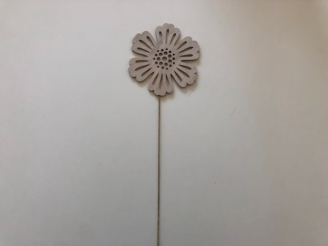 Wooden flower