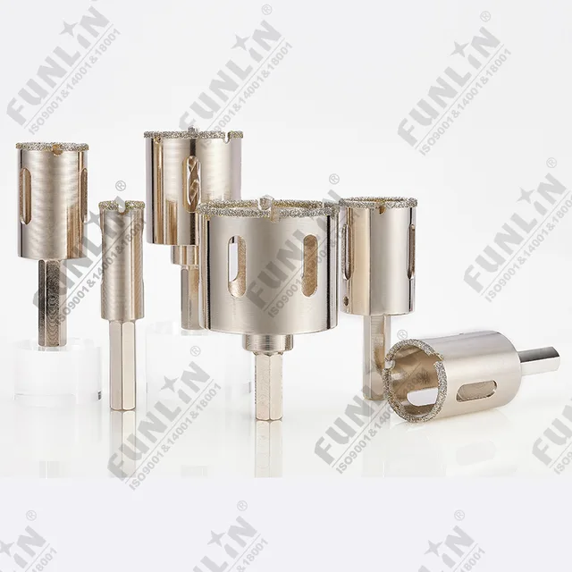 Electroplated diamond core drill