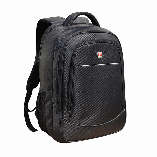 Metal badge Custom laptop backpack for business