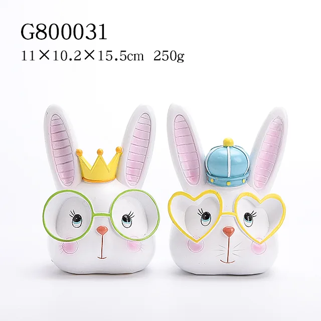 Polyresin Bunny Container