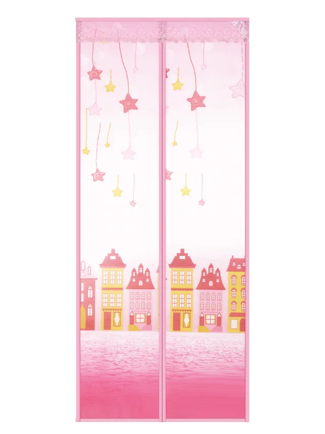 Magnetic door screen