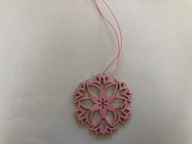 Wooden flower