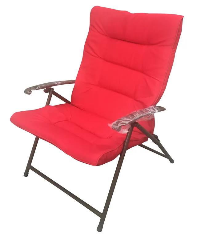 Steel padded folding chair