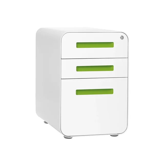 3 drawer Curve Mobile Pedestal