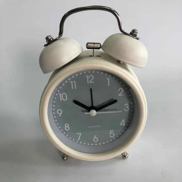 Modern twin bell alarm clock