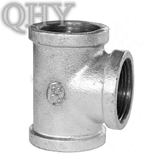 Malleable iron pipe fittings(galvanized tee 130)
