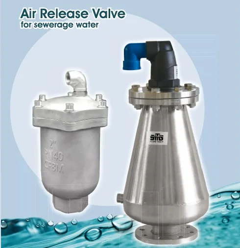 Air valve for sewer water