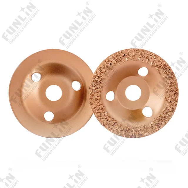 Carbide gritted wheel