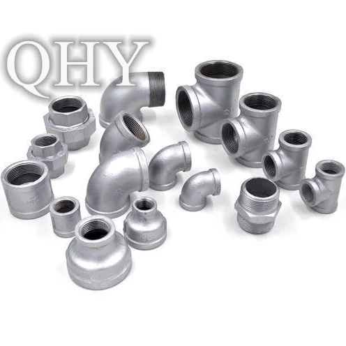 Malleable iron pipe fittings