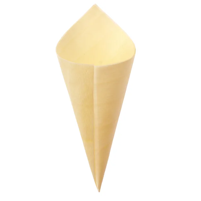 Disposable aspen cone