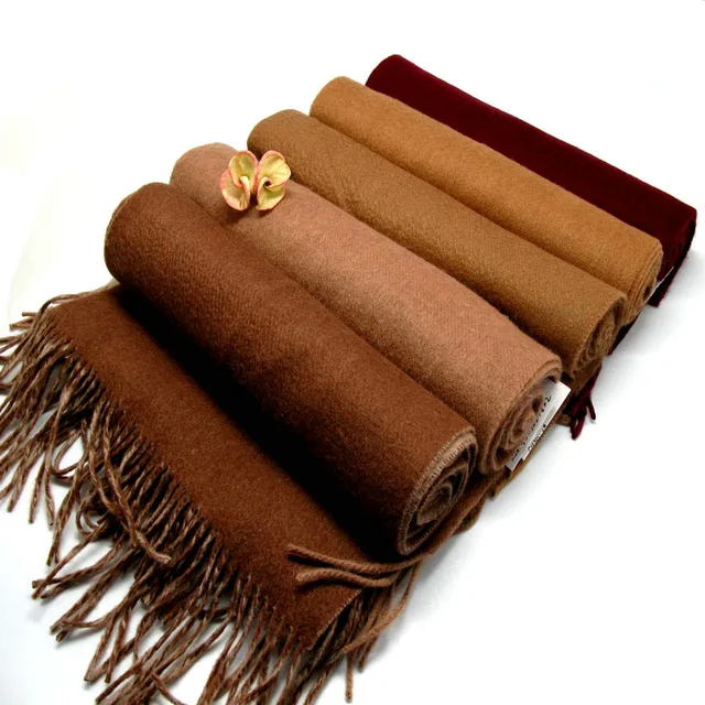 Solid Reversible Cashmere Scarf