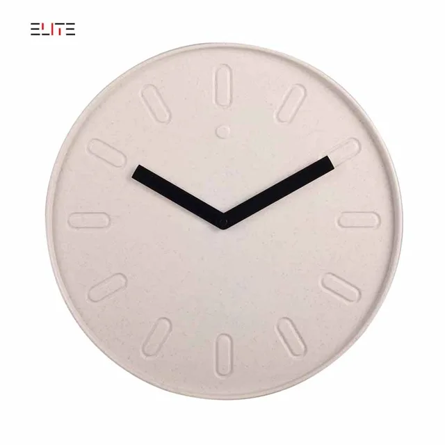 Quartz wall clock with WPC case