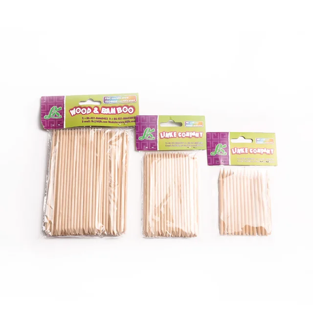Wooden nail Manicure sticks