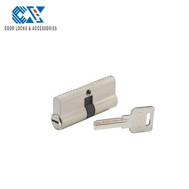 Europrofile cylinder aluminium shell cylinder brass core cylinder aluminium alloy cylinder with computer keys
