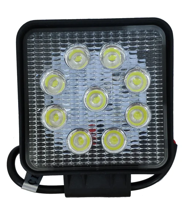 9LED 27W Square Engineering Refit Lamp for Vehicle