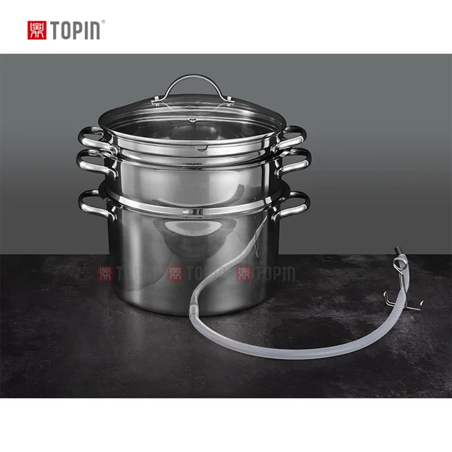 Topin stainless steel fruit juice steamer