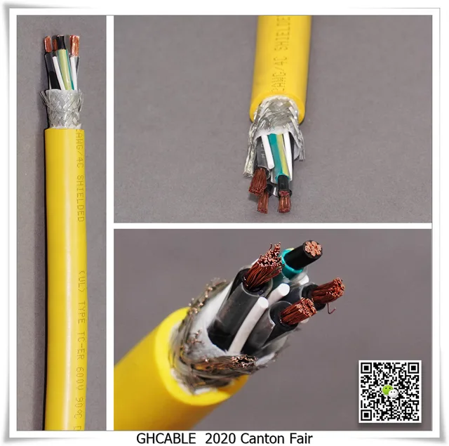 UL cable Tray Cable, TCER, WTTC, Power and Control Cable
