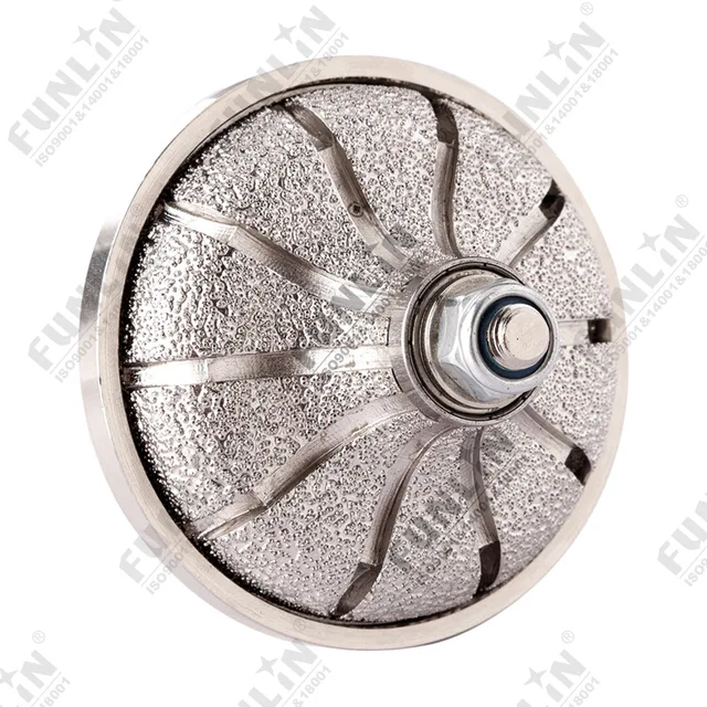 Vacuum brazed diamond profile wheel