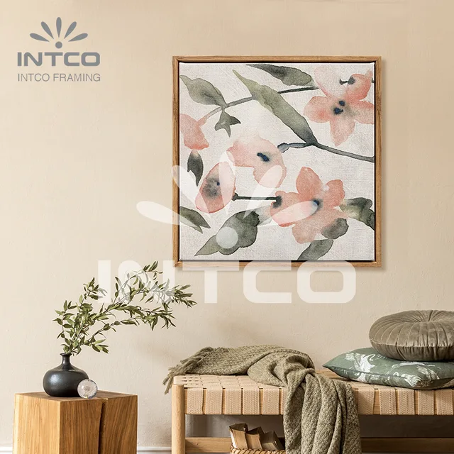 Art-frame: Flowers and tender leaves